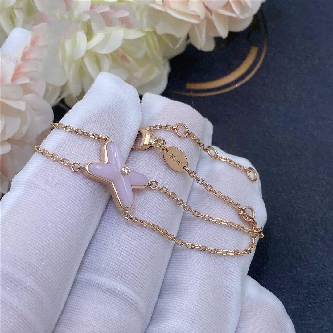 Aura JEUX BRACELET PINK MOP PINK GOLD 1 DIAMOND