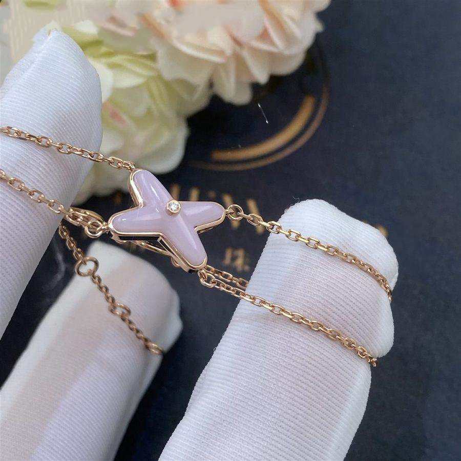 Aura JEUX BRACELET PINK MOP PINK GOLD 1 DIAMOND