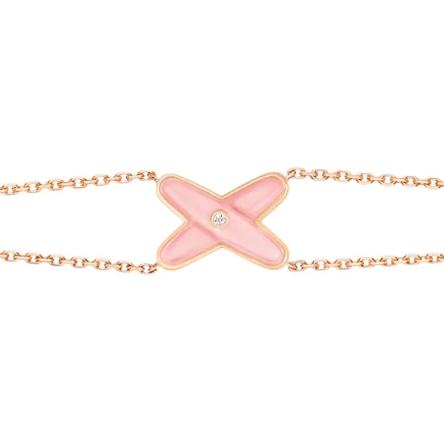 Aura JEUX BRACELET PINK MOP PINK GOLD 1 DIAMOND