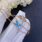 Aura JEUX BRACELET TURQUOISE PINK GOLD 1 DIAMOND