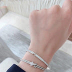 Aura JEUX DE BRACELET DIAMONDS SILVER