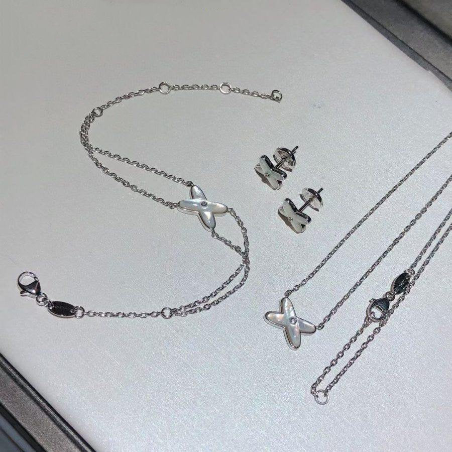 Aura JEUX BRACELET WHITE MOP SILVER 1 DIAMOND