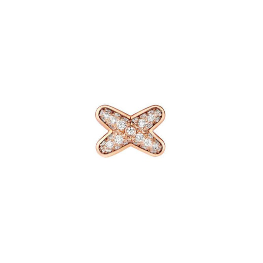 [⭐Aura ]JEUX DE PINK GOLD DIAMOND EARRINGS