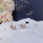 Aura PINK GOLD DIAMOND EARRINGS