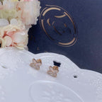 Aura PINK GOLD DIAMOND EARRINGS