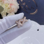 Aura PINK GOLD DIAMOND EARRINGS
