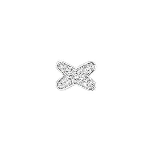 [⭐Aura ]JEUX DE SILVER DIAMOND EARRINGS