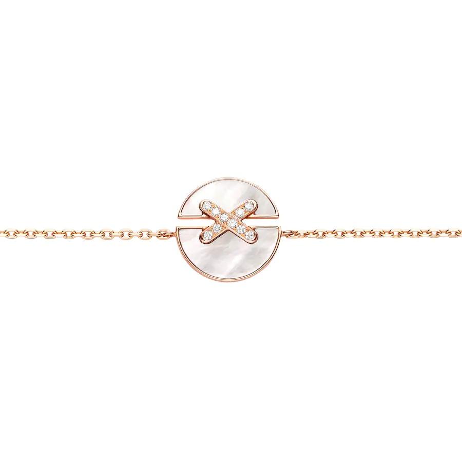 Aura ARMBAND MOP ROSÉGOLD DIAMANTEN