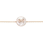 Aura ARMBAND MOP ROSÉGOLD DIAMANTEN