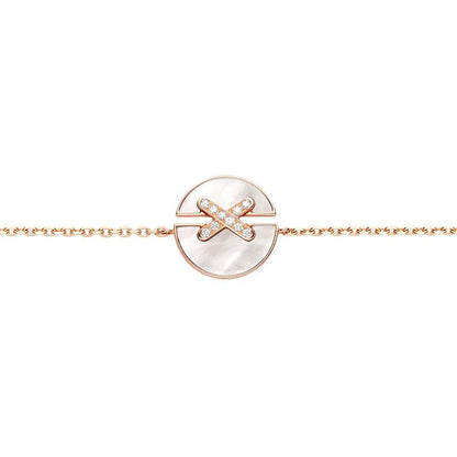 Aura ARMBAND MOP ROSÉGOLD DIAMANTEN