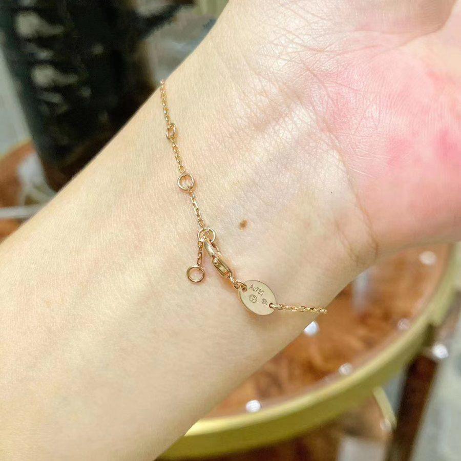 Aura ARMBAND MOP ROSÉGOLD DIAMANTEN