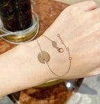 Aura ARMBAND MOP ROSÉGOLD DIAMANTEN