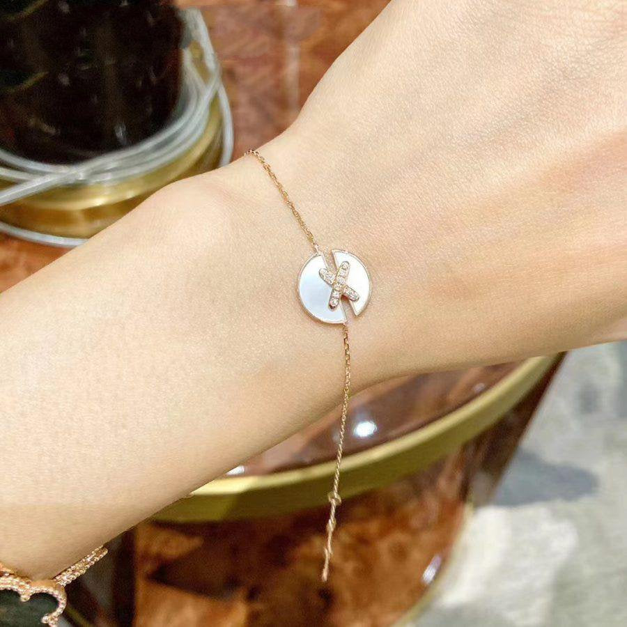 Aura ARMBAND MOP ROSÉGOLD DIAMANTEN