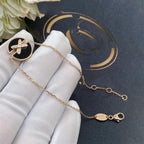 Aura ARMBAND ONYX ROSÉGOLD DIAMANTEN