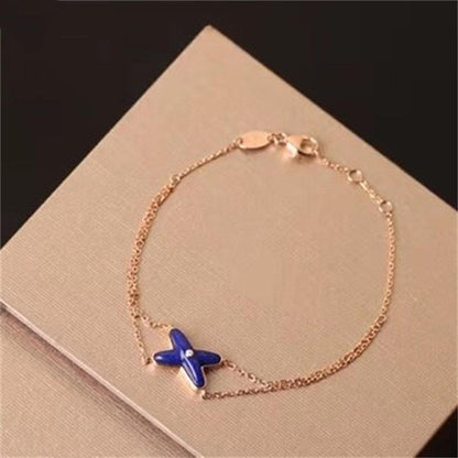 [⭐Aura ]Hollow Design Four-Leaf Clover Flower Shape Ring
