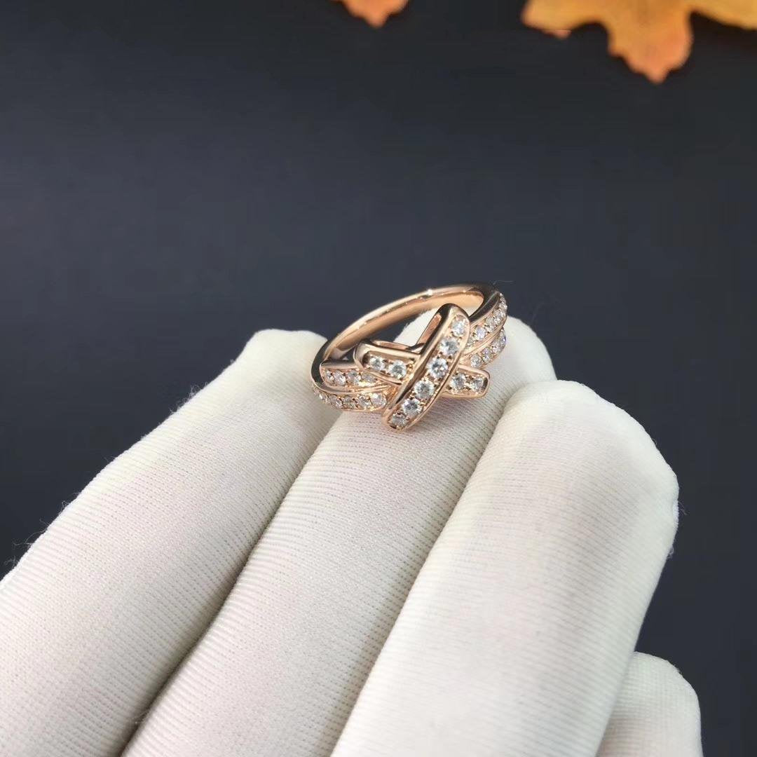 Aura JEUX DE RING ROSÉGOLD DIAMANT