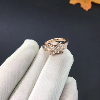 Aura JEUX DE RING ROSÉGOLD DIAMANT