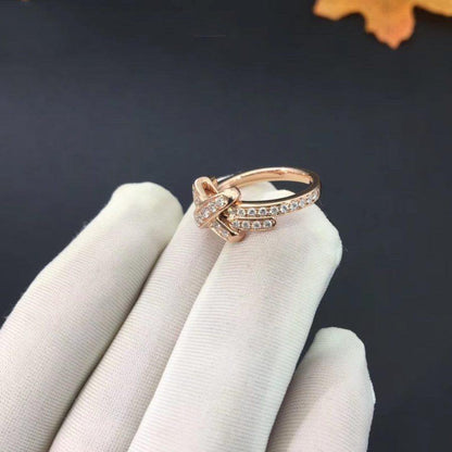 Aura JEUX DE RING ROSÉGOLD DIAMANT