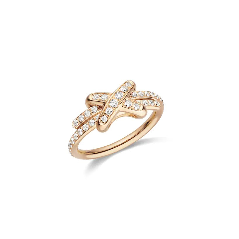 Aura JEUX DE RING PINK GOLD DIAMOND