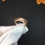 Aura LIENS RING PINK GOLD DIAMOND
