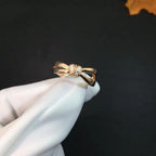 Aura LIENS RING PINK GOLD DIAMOND