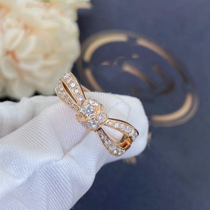 [⭐Aura ]LIENS PINK GOLD DIAMOND RING