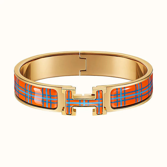 [⭐Aura ]H TARTAN BRACELET 12MM