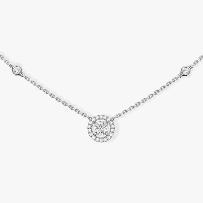 [⭐Aura ]Diamond Necklace 0,20ct Brilliant Shape Joy