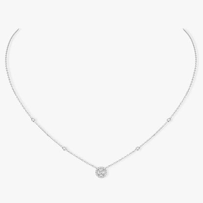 [⭐Aura ]Diamond Necklace 0,20ct Brilliant Shape Joy
