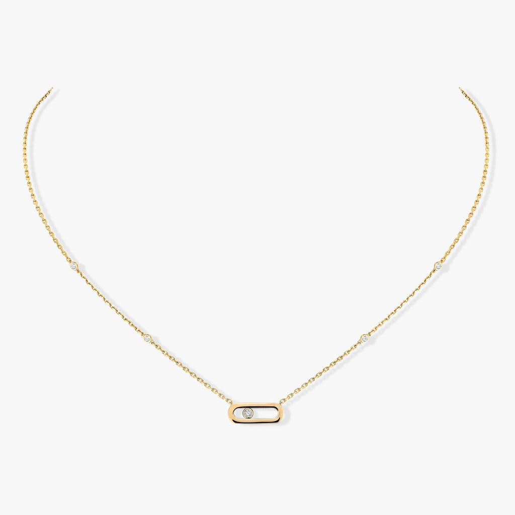 [Aura ] MOVE UNO DIAMOND NECKLACE