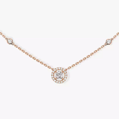 [⭐Aura ]Diamond Necklace 0,20ct Brilliant Shape Joy