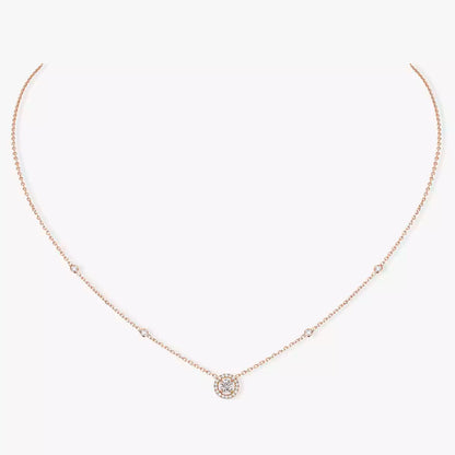 [⭐Aura ]Diamond Necklace 0,20ct Brilliant Shape Joy
