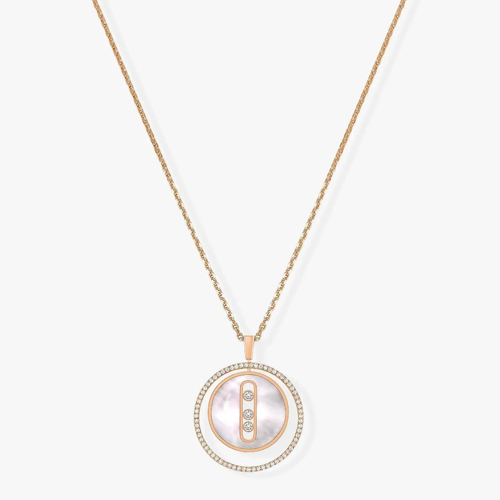 [Aura ]  MOVE MM NACRE BLANCHE DIAMOND NECKLACE