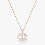 [Aura ]  MOVE MM NACRE BLANCHE DIAMOND NECKLACE