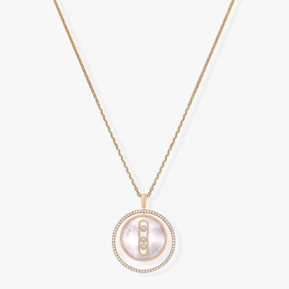 [⭐Aura ]Aura  MOVE MM NACRE BLANCHE DIAMOND NECKLACE