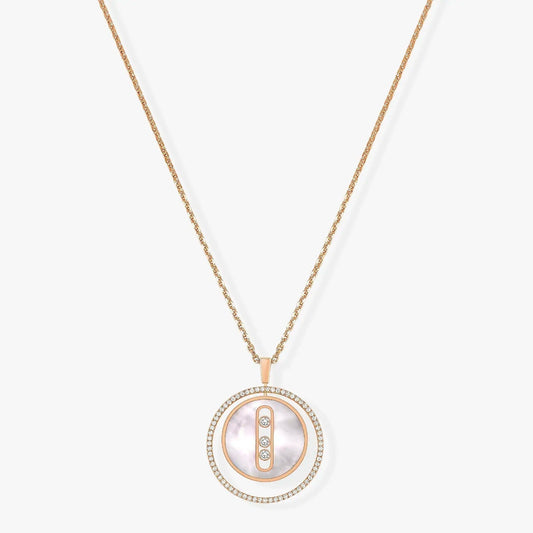 [⭐Aura ]Aura  MOVE MM NACRE BLANCHE DIAMOND NECKLACE