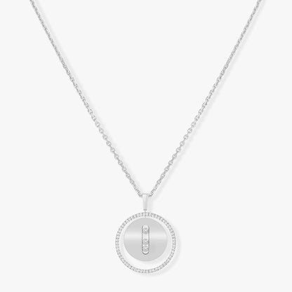 [⭐Aura ]Aura  MOVE MM SILVER DIAMOND NECKLACE