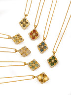 [Aura] B.C.L BIG SIZE ENAMEL NECKLACE£¨Various