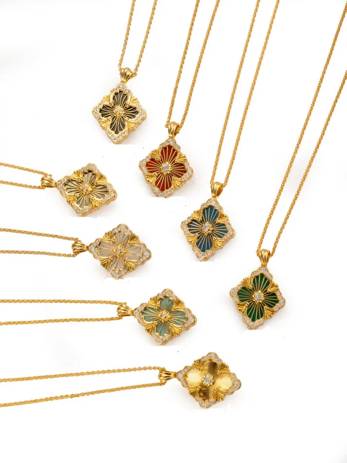 [Aura] B.C.L BIG SIZE ENAMEL NECKLACE£¨Various