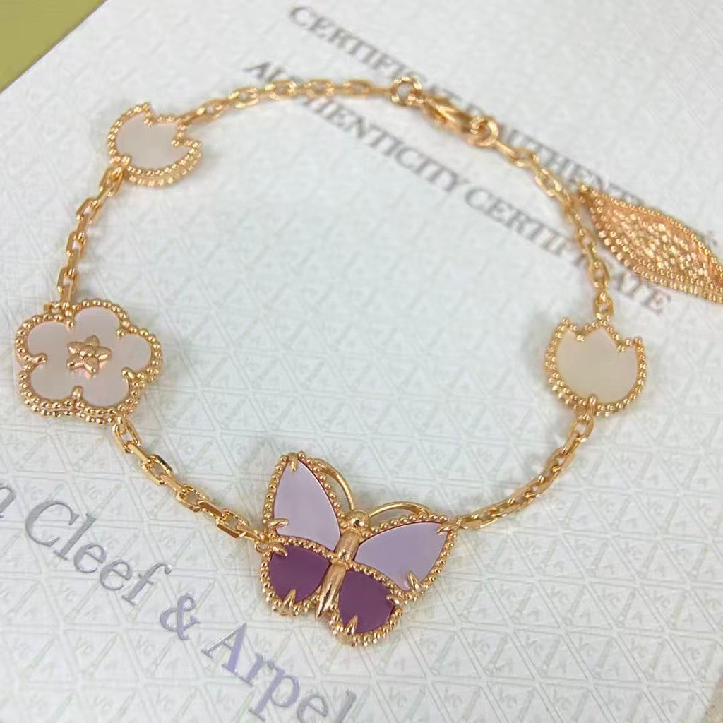 [Aura ] 26 NEW CLOVER LUCKY LIGHT PURPLE SET
