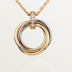 Aura TRINITY NECKLACE GOLD  DIAMONDS