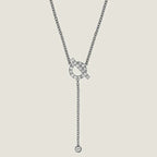 Aura FINESSE SILVER DIAMOND NECKLACE