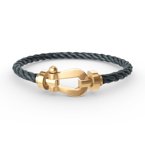 Aura FORCE LARGE HORSESHOE NO DIAMOND BRACELET GOLD
