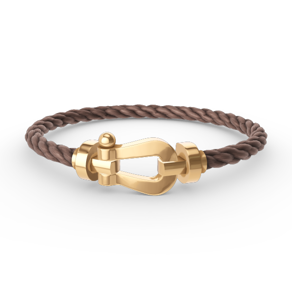 Aura FORCE LARGE HORSESHOE NO DIAMOND BRACELET GOLD