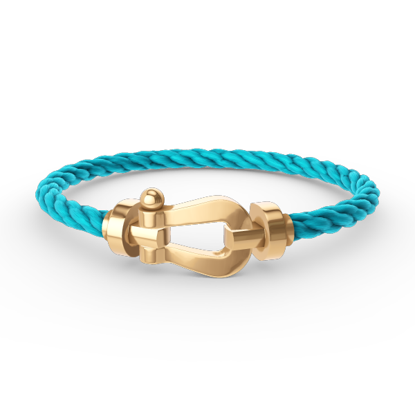 Aura FORCE LARGE HORSESHOE NO DIAMOND BRACELET GOLD