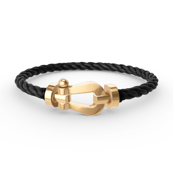 Aura FORCE LARGE HORSESHOE NO DIAMOND BRACELET GOLD