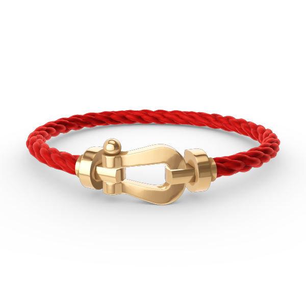 Aura FORCE LARGE HORSESHOE NO DIAMOND BRACELET GOLD