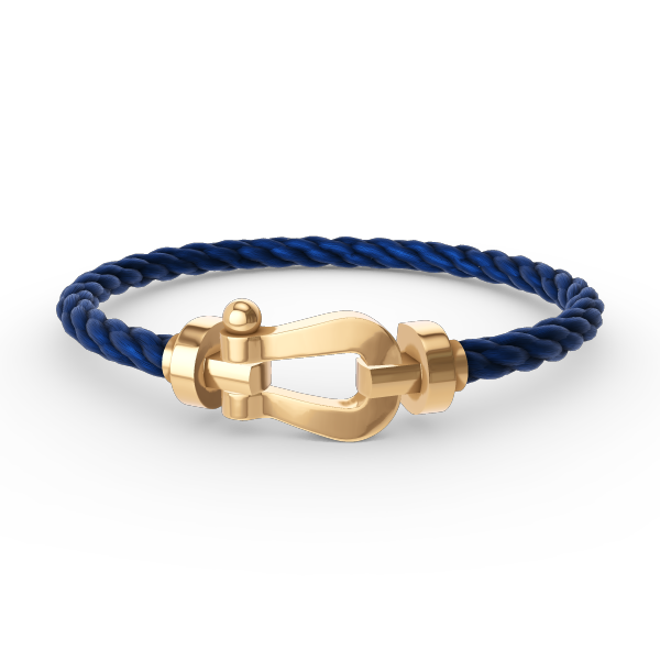 Aura FORCE LARGE HORSESHOE NO DIAMOND BRACELET GOLD