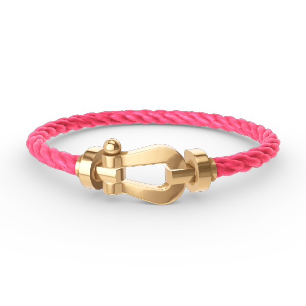 Aura FORCE LARGE HORSESHOE NO DIAMOND BRACELET GOLD