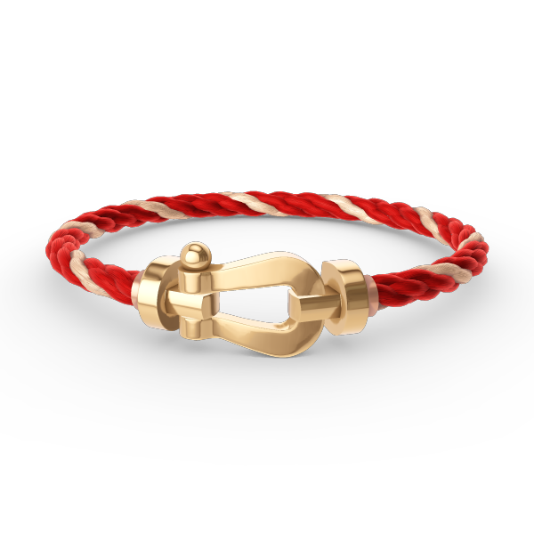 Aura FORCE LARGE HORSESHOE NO DIAMOND BRACELET GOLD